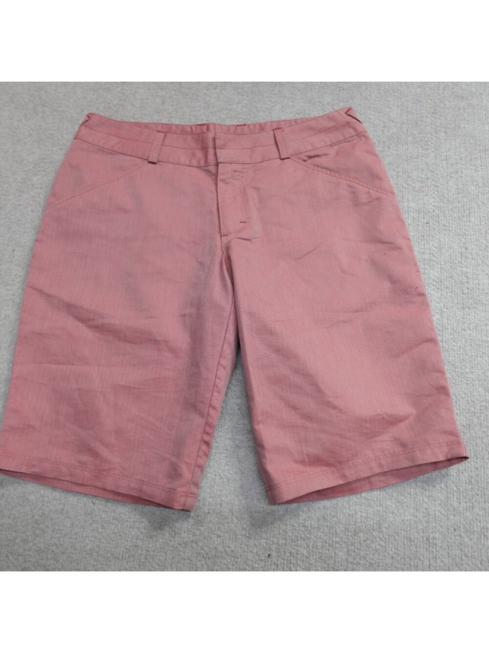 Ibex Shorts 6 Red Herringbone Organic Cotton 10" Hiking Outdoors
